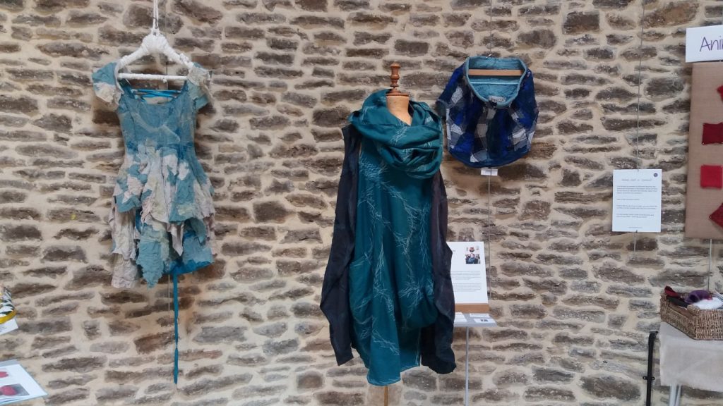 Sustainable Fabric from Past to Present “Back to Blue” Exhibition Review 3 Work by Hayley Trezise Raggedyrags