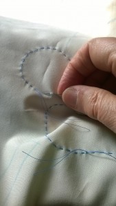 Detail of stitching