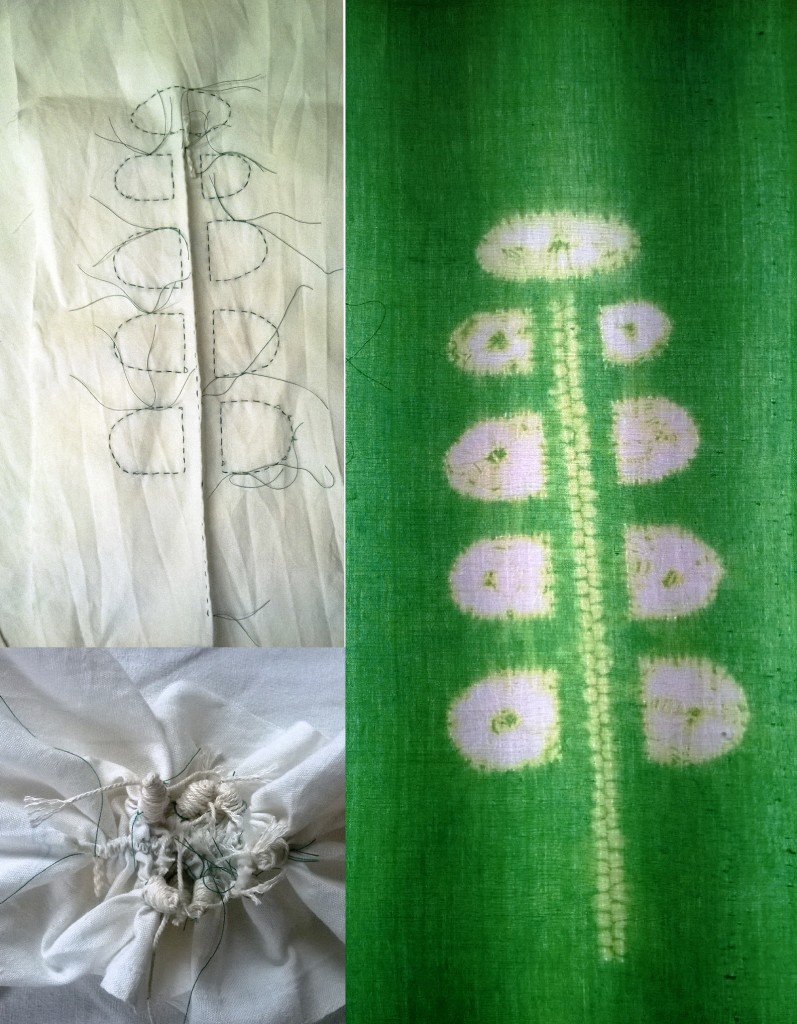 Creating with Maki-Age Stitch Resist Shibori