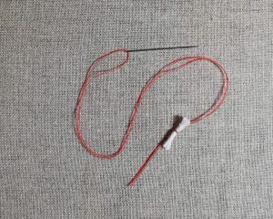 miru shibori flower tag