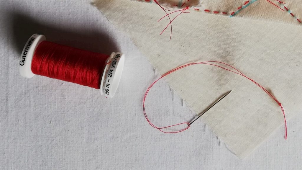 10 Terrific Tips for Shibori Sewing. What Everybody Needs to Know. 2 needle and thread for shibori sewing