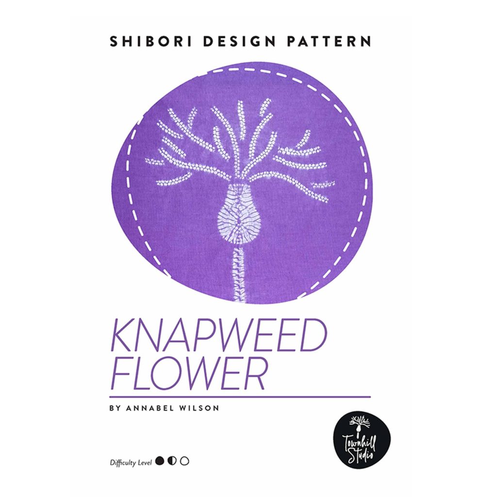 Sustainable Fashion - Upcycling with A Bold Shibori Flower 7 shibori knapweed flower pattern cover