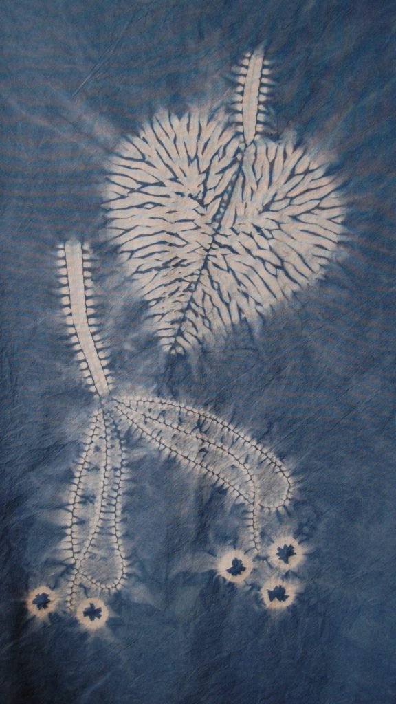Designing with Miru Shibori 4 Original Ideas to Inspire You. 9 shibori lime leaf 1