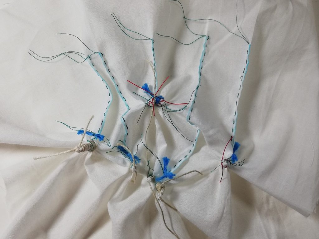 Who Else Wants to Make a Simple Shibori Seed Head Pattern? 5 shibori seed heads 2