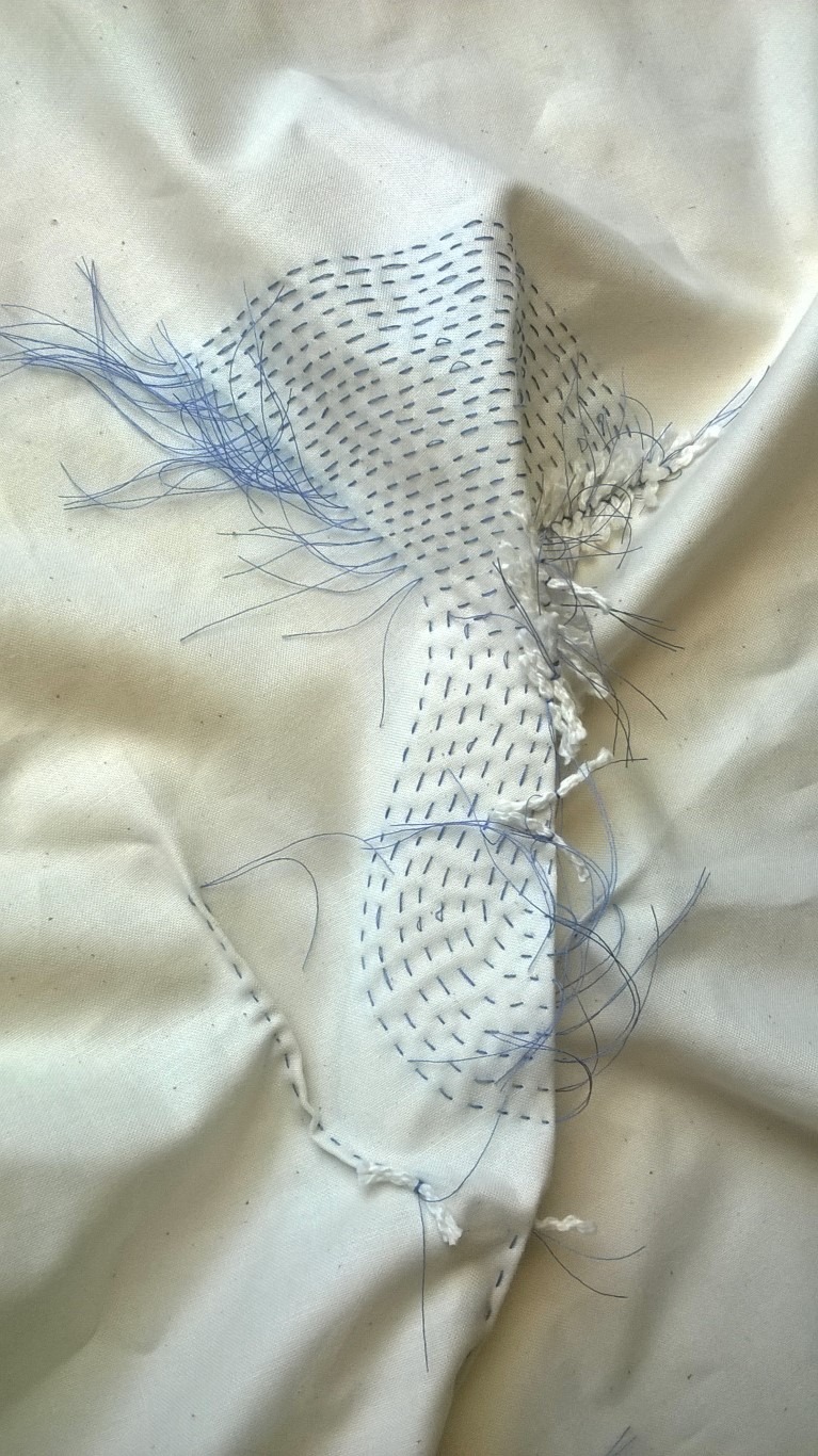 A tried and tested method for making a thorny tie dye thistle
