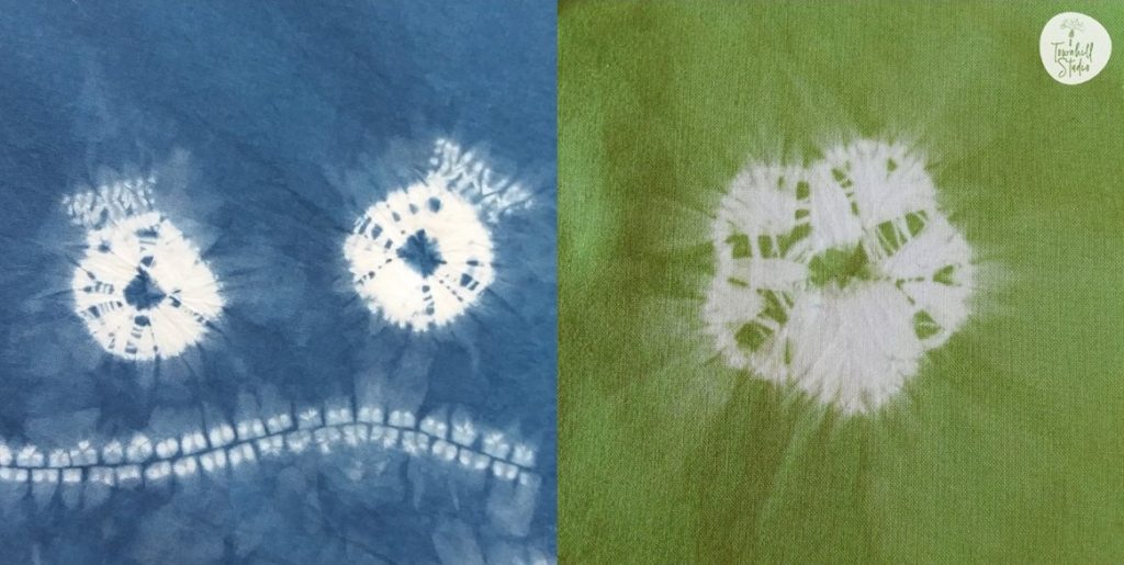 5 Marvellous Maki-Age Shapes to Create with Stitched Shibori 1 two maki age patterns